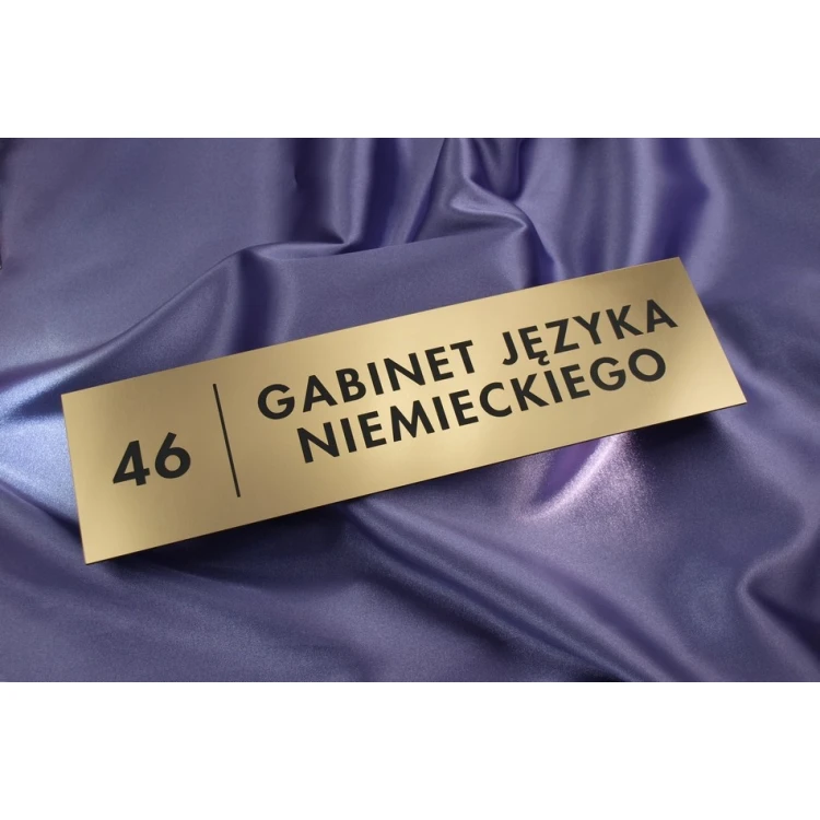 Signs for School and Office - 29x8cm - Rectangular Corners