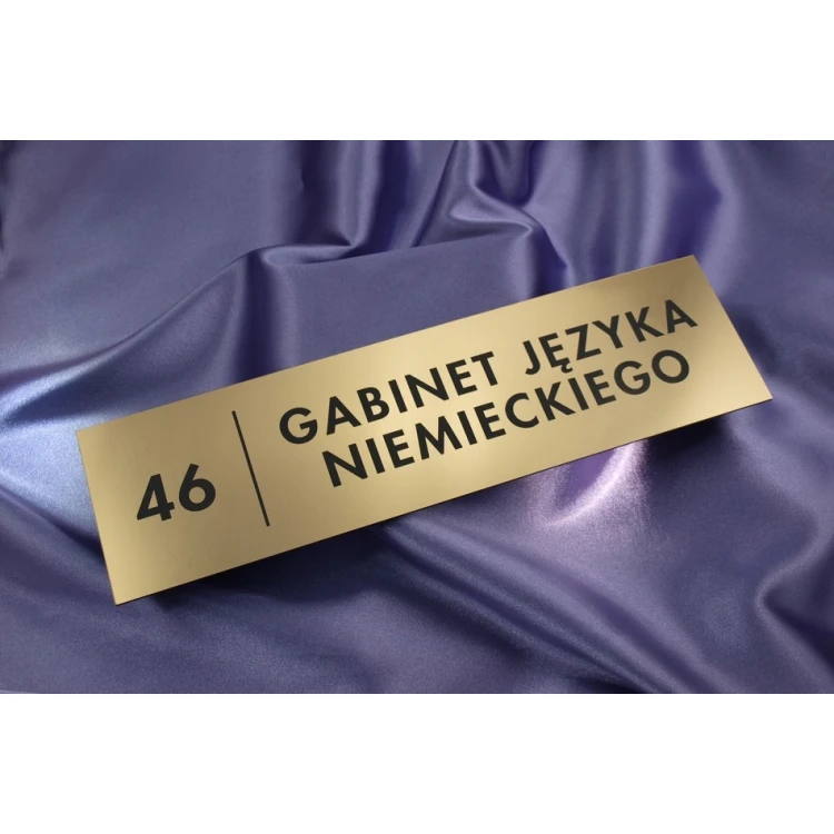 Signs for School and Office - 29x8cm - Rectangular Corners