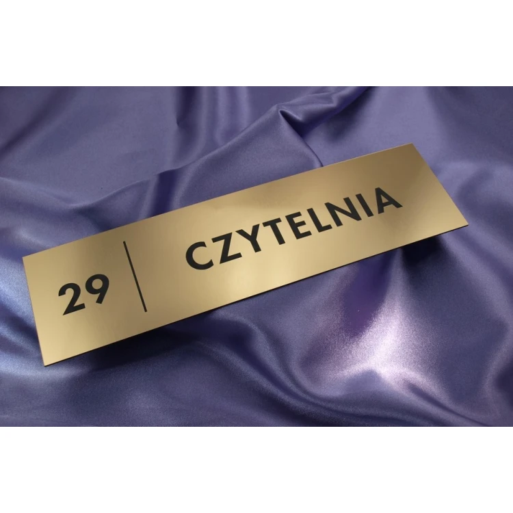 Signs for School and Office - 29x8cm - Rectangular Corners