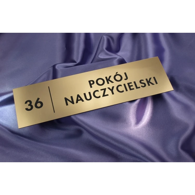 Signs for School and Office - 29x8cm - Rectangular Corners
