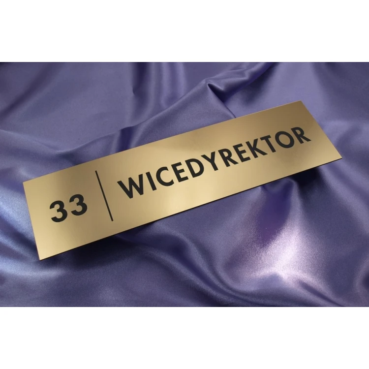 Signs for School and Office - 29x8cm - Rectangular Corners
