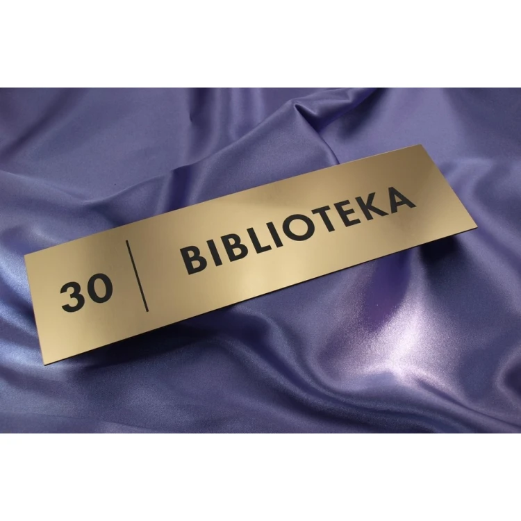 Signs for School and Office - 29x8cm - Rectangular Corners