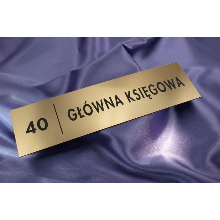 Signs for School and Office - 29x8cm - Rectangular Corners