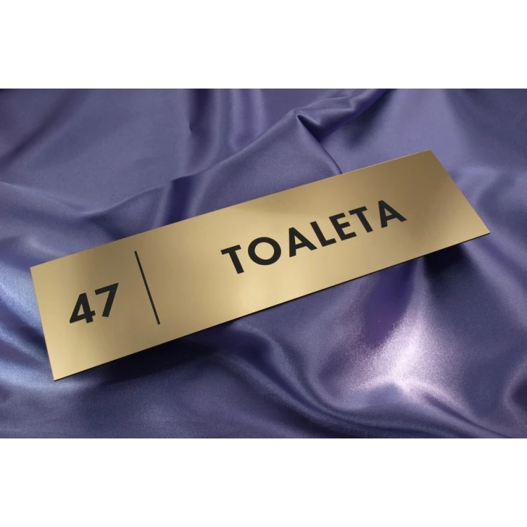 Signs for School and Office - 29x8cm - Rectangular Corners