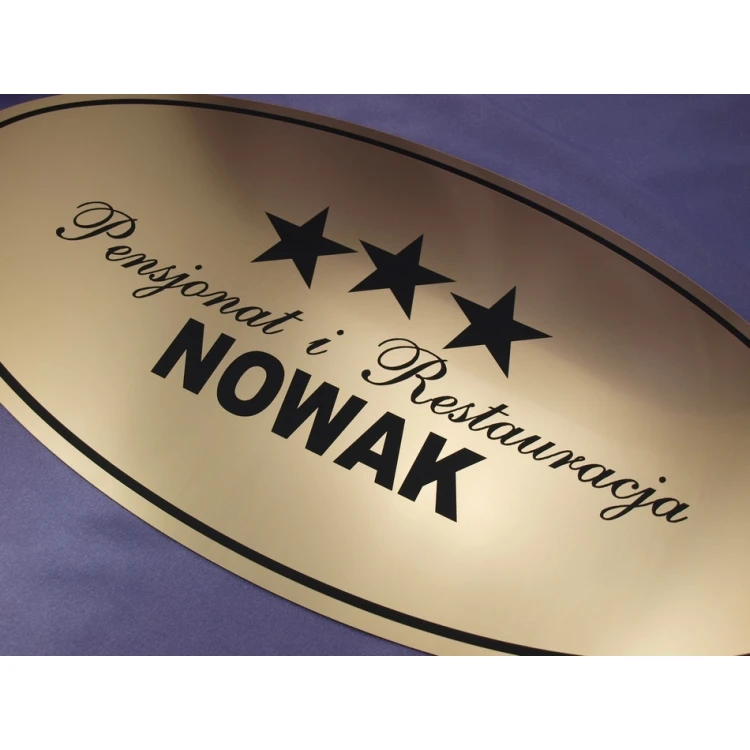 Elliptical Door Plaques - 60x30cm