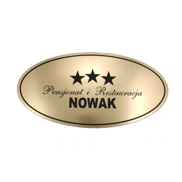 Elliptical Door Plaques - 60x30cm
