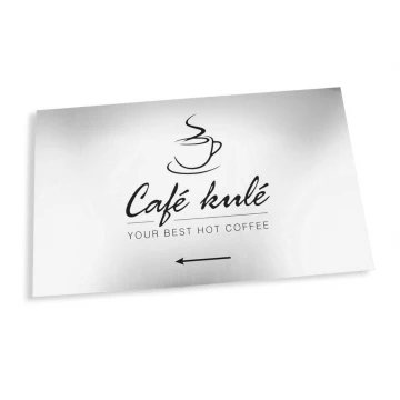 Plaques with logo - 50x30cm