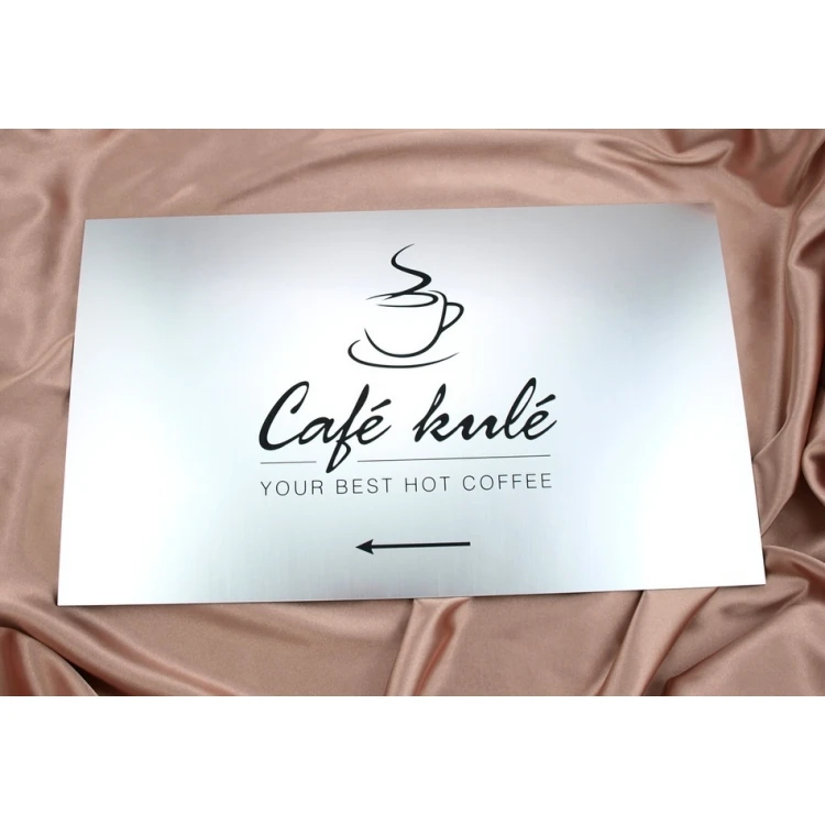 Plaques with logo - 50x30cm