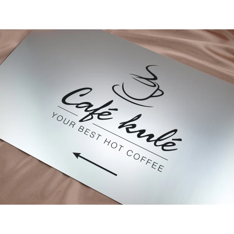 Plaques with logo - 50x30cm