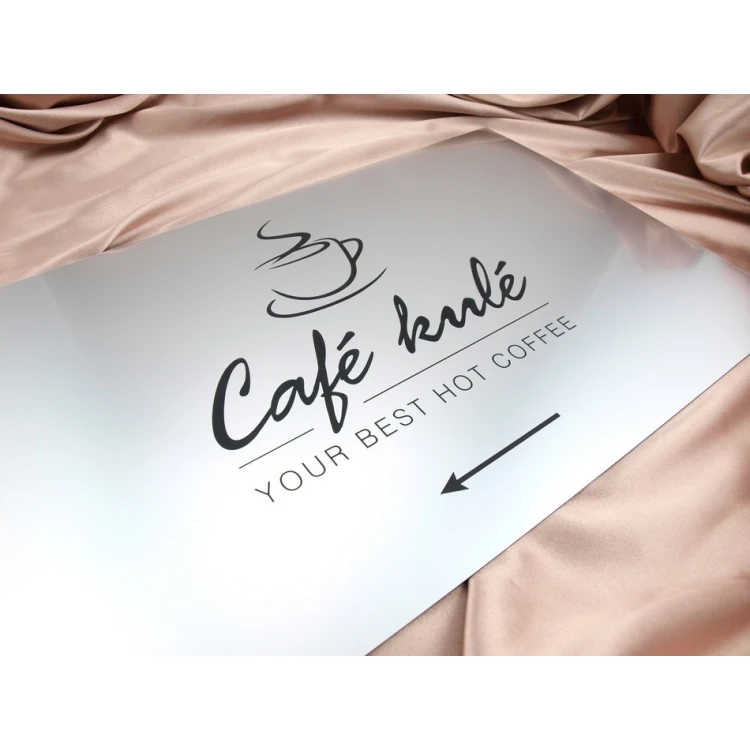Plaques with logo - 50x30cm