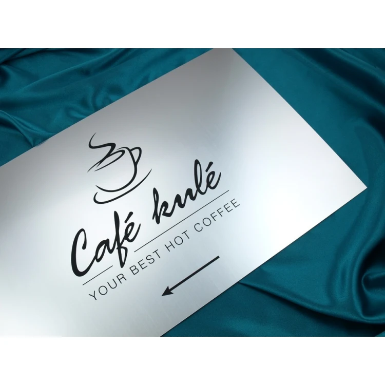 Plaques with logo - 50x30cm
