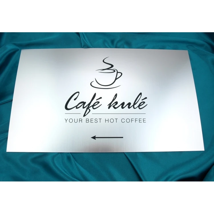 Plaques with logo - 50x30cm