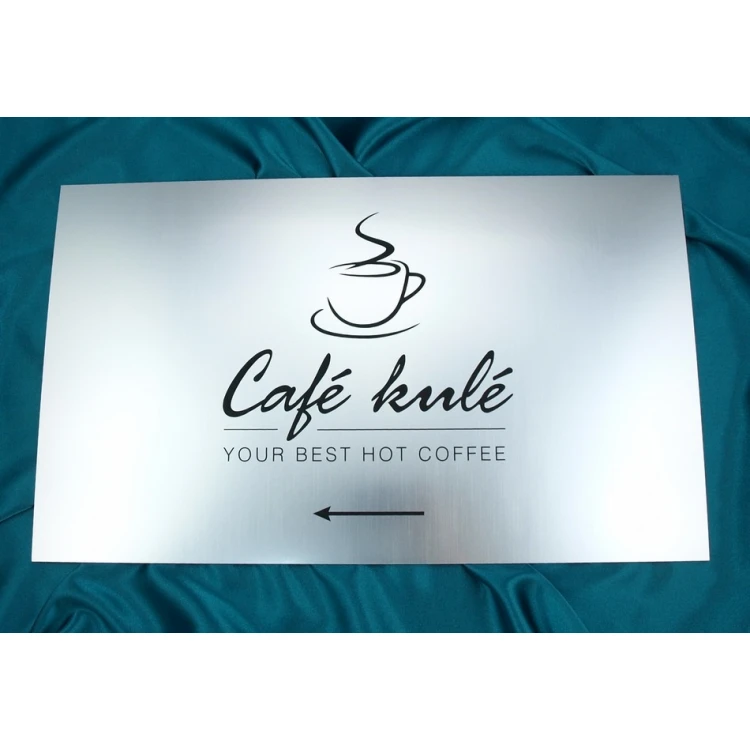 Plaques with logo - 50x30cm