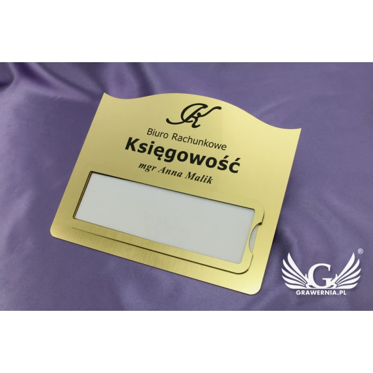 Plaques with window - dim. 250x210mm