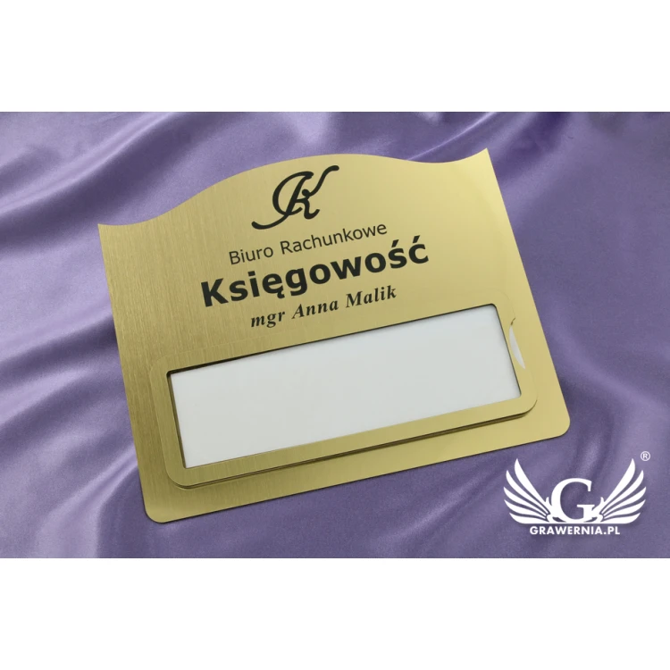 Plaques with window - dim. 250x210mm