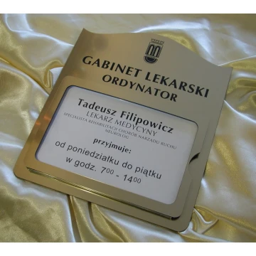 Plaques with window - dim. 290x250mm
