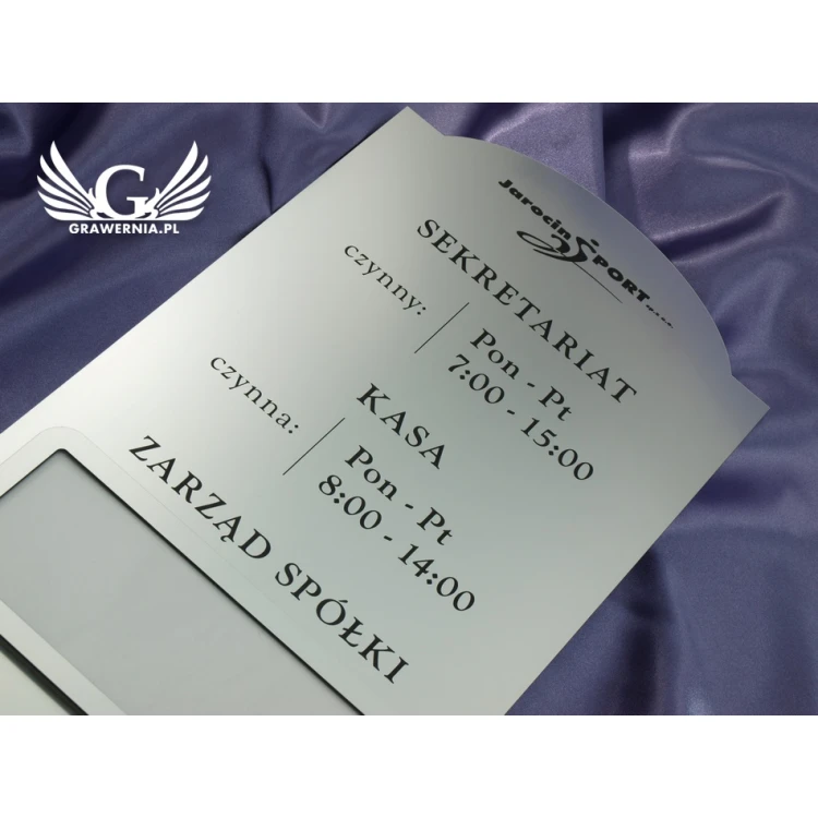Plaques with Two Windows - Size 210x485mm