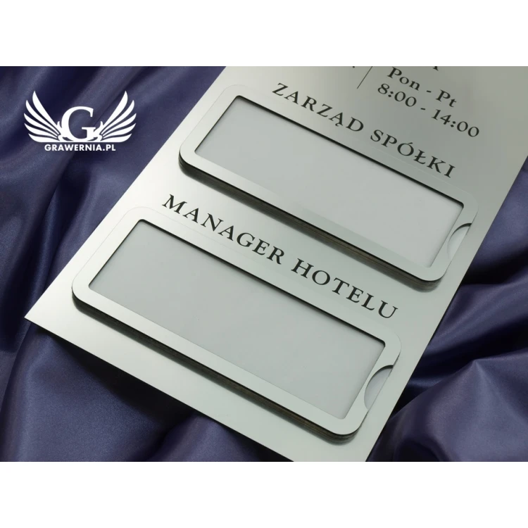 Plaques with Two Windows - Size 210x485mm