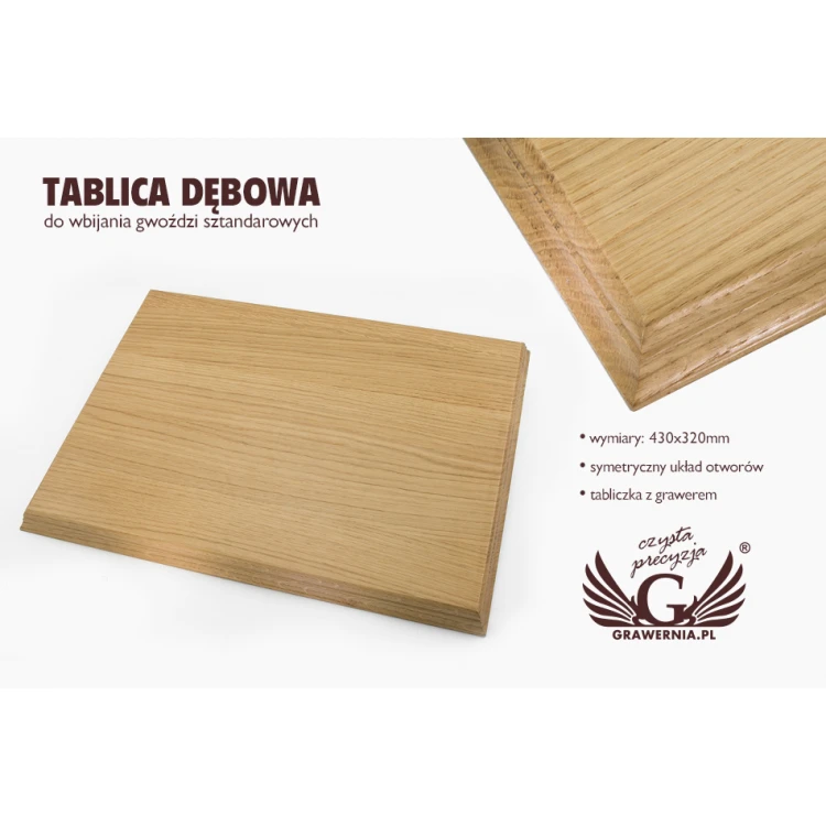 BOARD FOR HAMMERING STANDARD NAILS - LIGHT - dim. 430x320mm - TAB055
