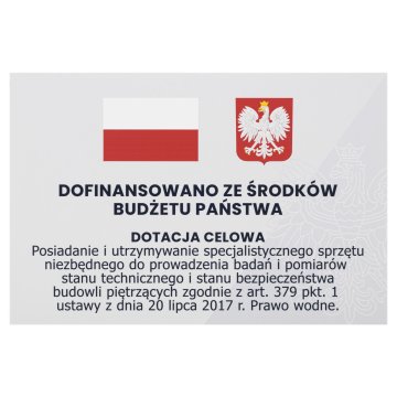 State funding board - foamed PVC - dimensions 600x400 mm - TAB664