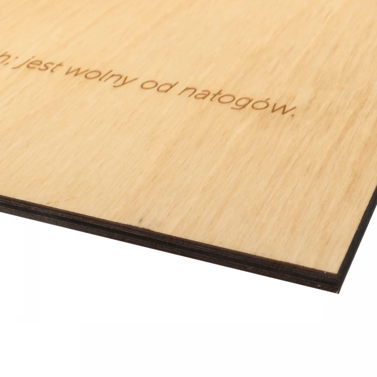 Laser Engraved Wooden Board - size 600x400mm - TAB485
