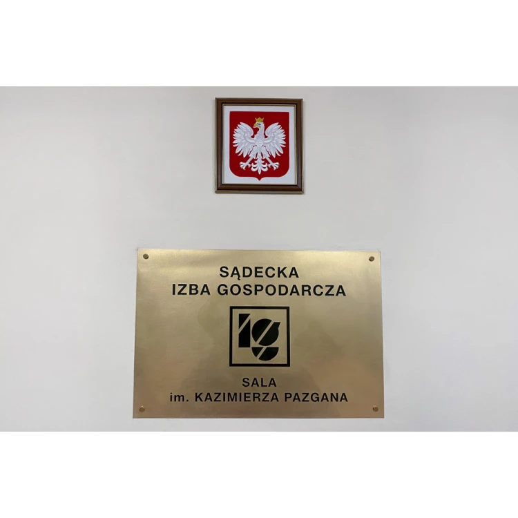 Engraved Brass Plate - Polished Brass - CNC Engraving with Filling - Size 800x540mm - TAB409