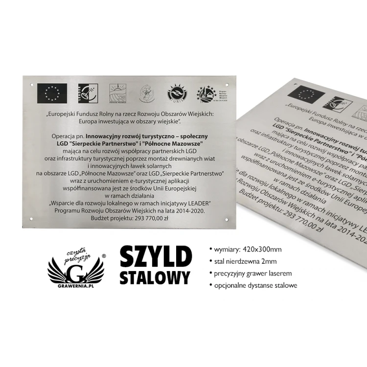 Steel Board - SZ133 - dimensions 420x300mm