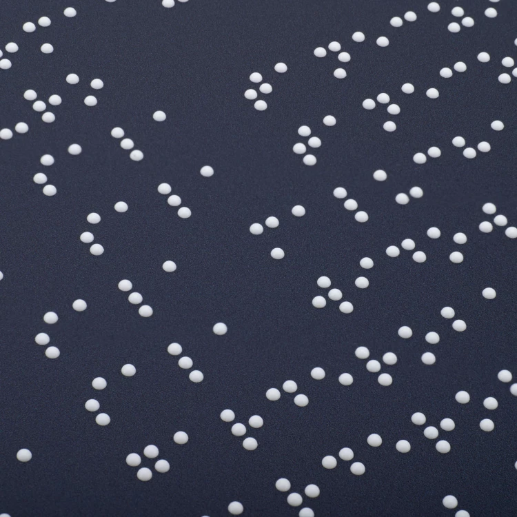 Dibond board with Braille script - size 250x230mm - TAB555