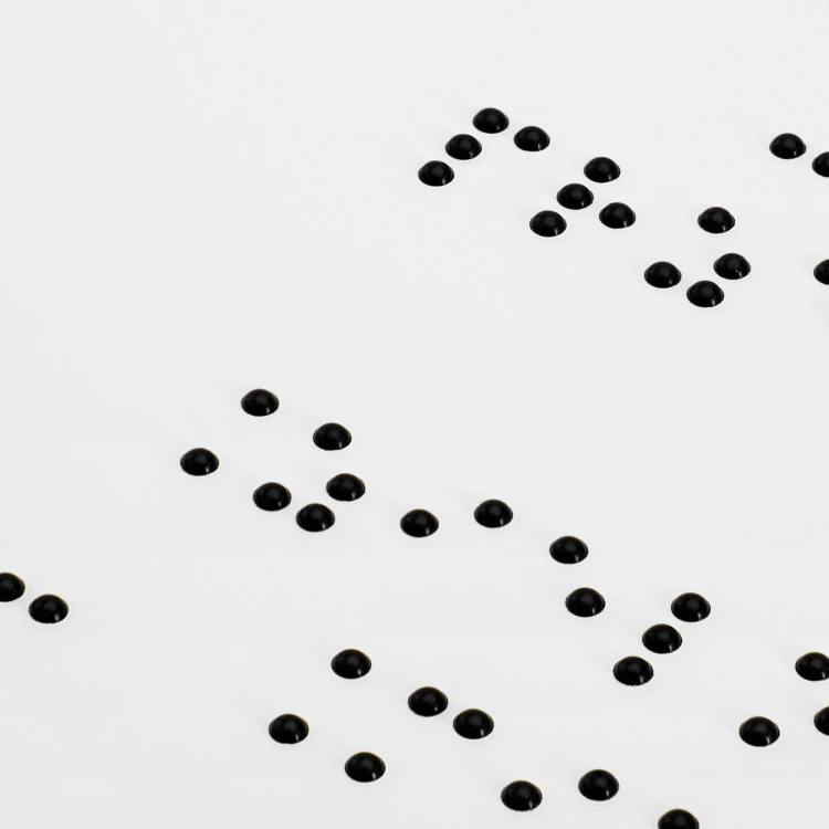 Dibond board with Braille - Size 770x320 mm - TAB669