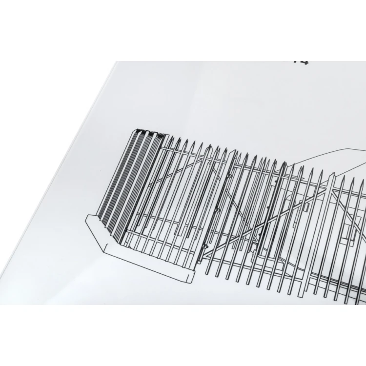 Plexiglass Transparent Board - Custom UV Print - Size 597x420mm - TAB453
