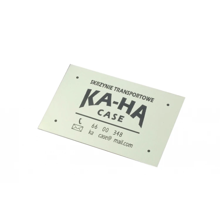 AlumaMark Aluminum Plate for Products - Size 70x45mm