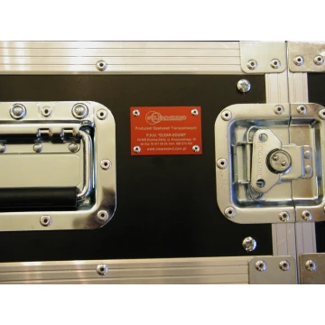 Nameplate for CASE type transport boxes