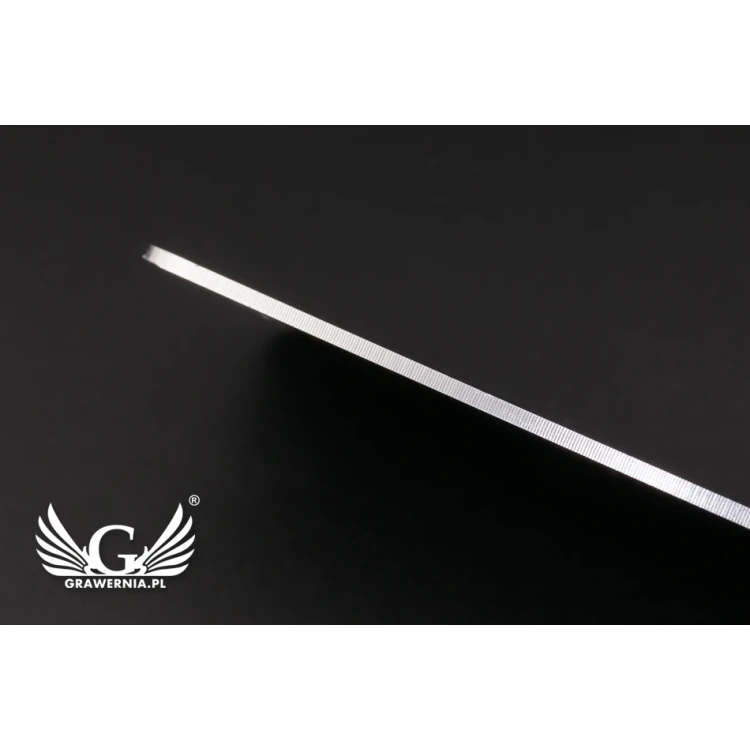 Aluminium product plate - indestructible print - dimensions 55x26x1mm - TAB090
