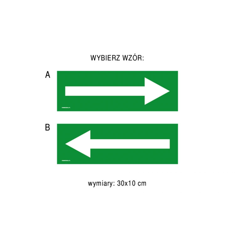 Information Directional Sign - size 300x100mm - PVC - UV Color Print - BHP090