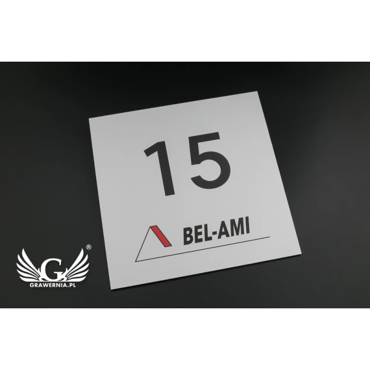 DIBOND MAT Silver Plate 3mm - UV print - dim. 200x200mm - SZUV015