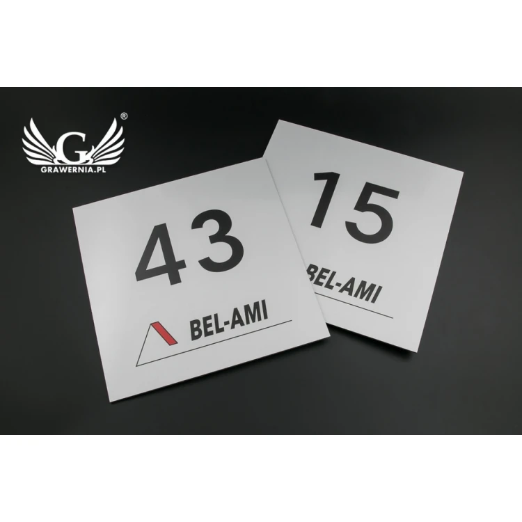 DIBOND MAT Silver Plate 3mm - UV print - dim. 200x200mm - SZUV015