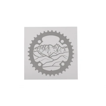Engraved Plate - Anodized Aluminum - Size 80x80mm - TZN031