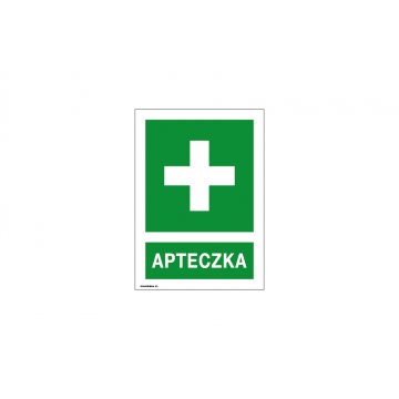 Information sign 'First Aid Kit' - size 150x210mm - PVC - UV color print - BHP089