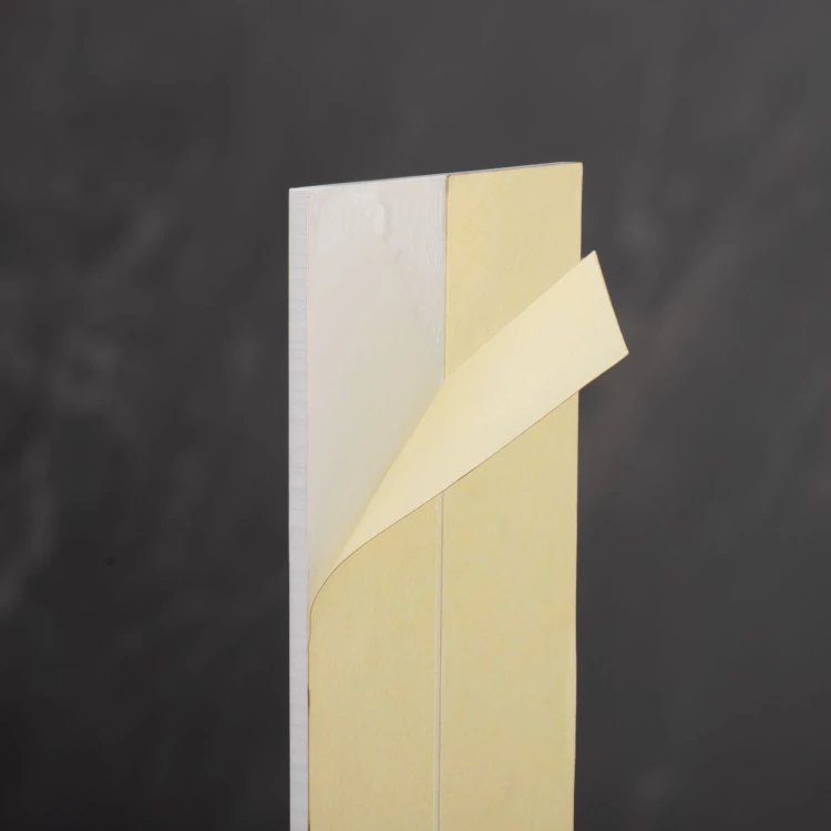 Information plaque - white, glossy acrylic - dim. 300x60mm - TAB571
