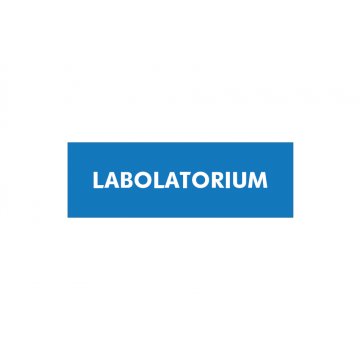 Laboratory Plaque, Sterilizer - dim. 210x70mm - PVC - UV print - TAB167