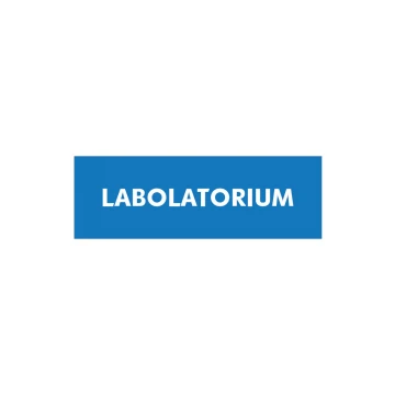 Laboratory Plaque, Sterilizer - dim. 210x70mm - PVC - UV print - TAB167