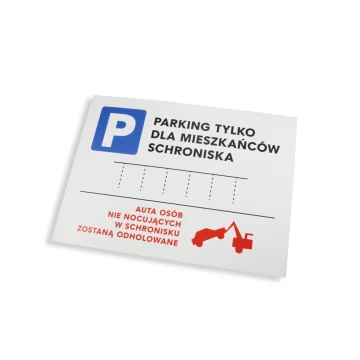 Information plaque made of 3mm engraving laminate - dimensions 320x400mm - UV print