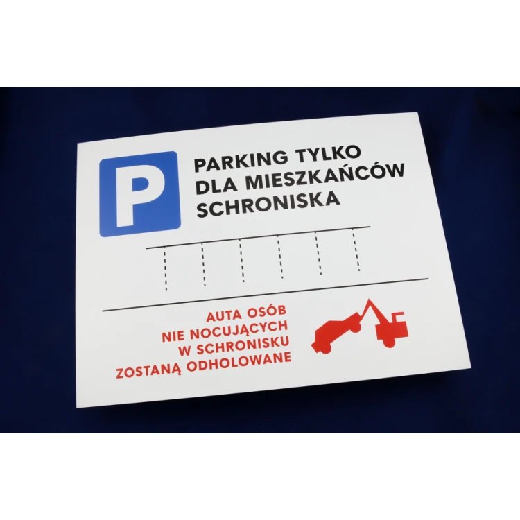 Information plaque made of 3mm engraving laminate - dimensions 320x400mm - UV print