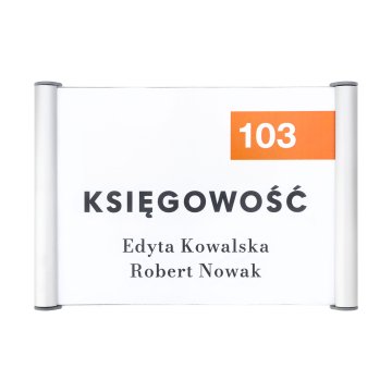 Information sign for wall or door - size 150x220mm - TAB583