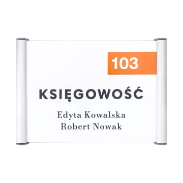 Information sign for wall or door - size 150x220mm - TAB583