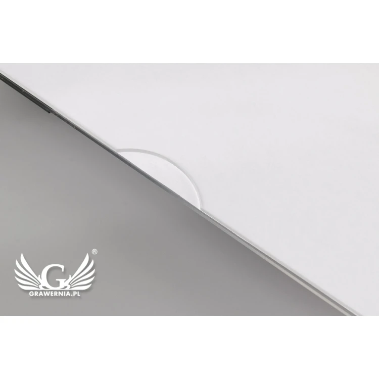 Information plaque for replaceable A5 note card dimensions 210x148mm - TAB068