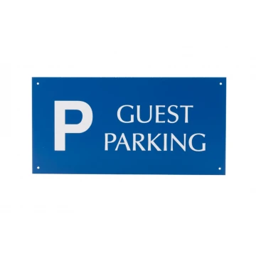Information sign "Guest Parking" - size 300x150mm - PVC - UV color print - TAB065