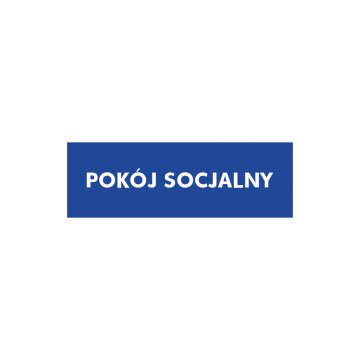 Social Room Sign - size 210x70mm - PVC - UV print - TAB166