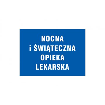 Information plaque with any text - size 280x200mm - PVC - UV color print - TME004