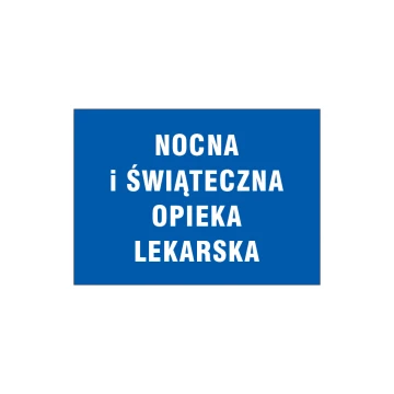 Information plaque with any text - size 280x200mm - PVC - UV color print - TME004
